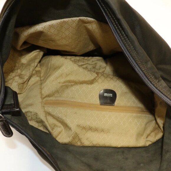 Gucci Bamboo Boston Large Capacity Commuter School Bag - Brown - Picture 15 of 16